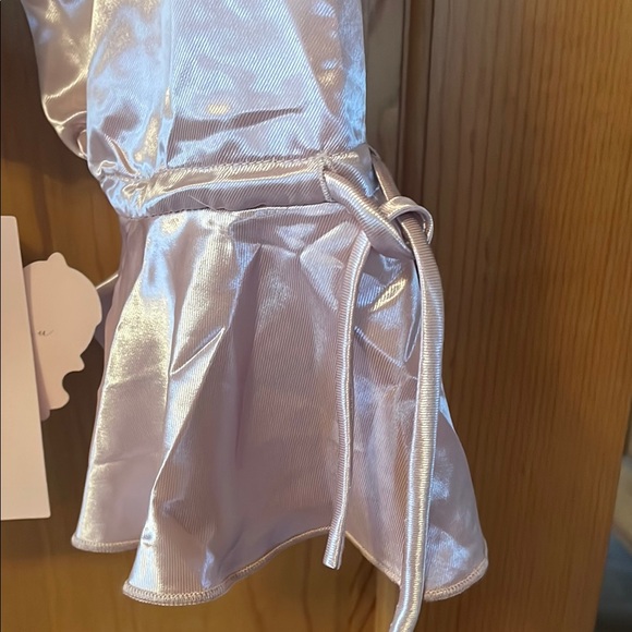 Satin Ruffle Bodysuit - Picture 5 of 5